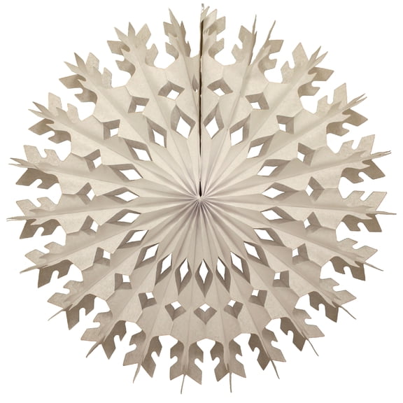 12-Pack Devra Party Large 22 Inch Tissue Paper Snowflake Decoration, White