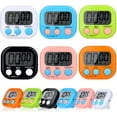thumbnail image 1 of 12 Pack Digital Kitchen Timers for Cooking, Small Magnetic Countdown Classroom Timers for Teachers Kids, Big Digits Loud Alarm Backing Stand Timer for Kitchen, Shower, Study, Work, Exercise Training, 1 of 3