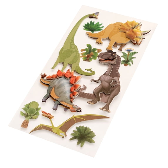 Recollections Dinosaur Stickers, 12 Pack