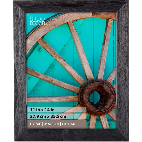 Studio Decor Distressed Black Frame, Home Collection, 12 Pack