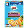 thumbnail image 1 of Dole Fruit Bowls No Sugar Added Variety Pack, 4 oz Cups (12 Pack), 1 of 11