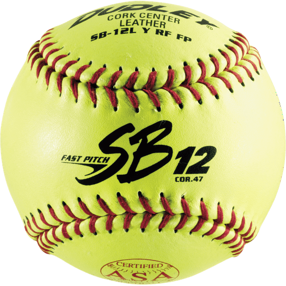 (12 Pack) Dudley ASA SB 12L Fastpitch Softballs