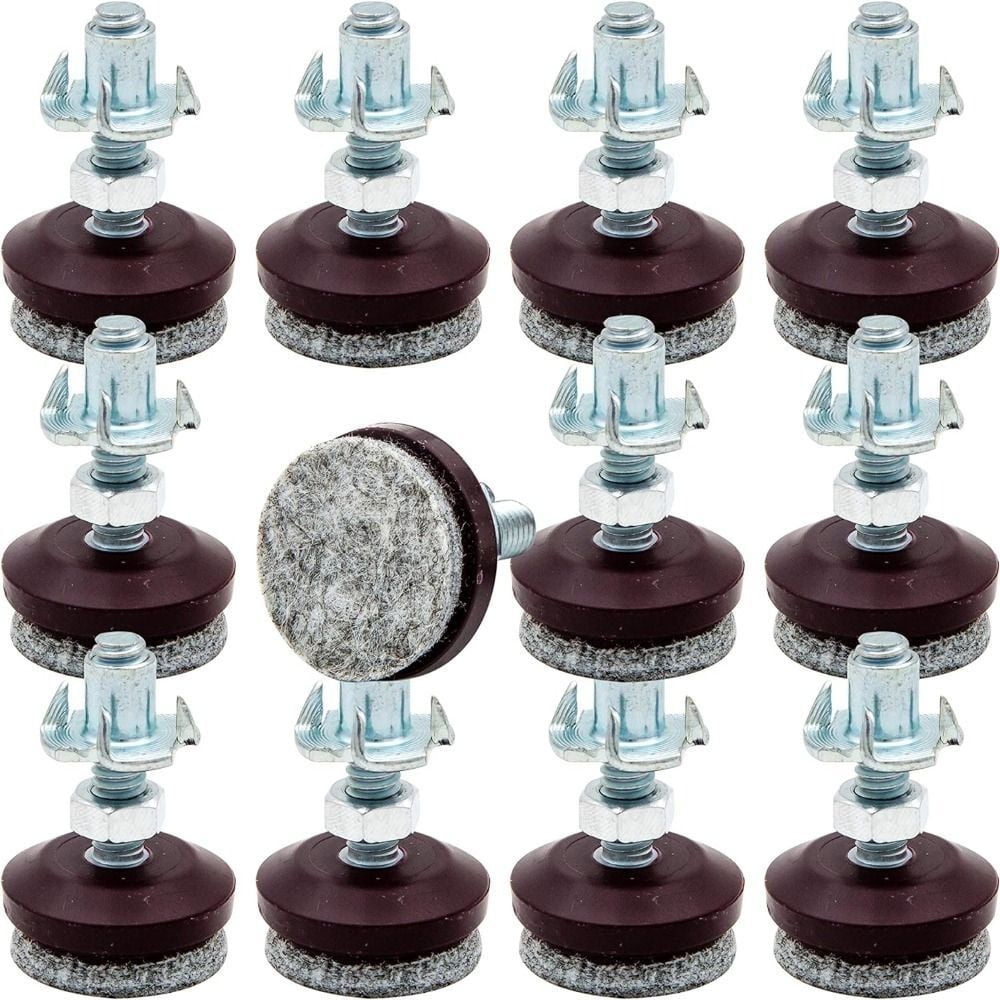 12 Pack Durable 30mm Dia Tables, Chairs, Sofas Heavy Duty Furniture