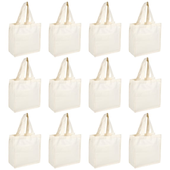 12 Pack: Durable Canvas Tote by Make Market
