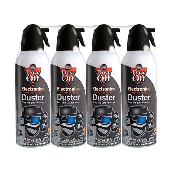 12 Pack | Dust-Off Disposable Compressed Gas Duster, 10 oz Cans