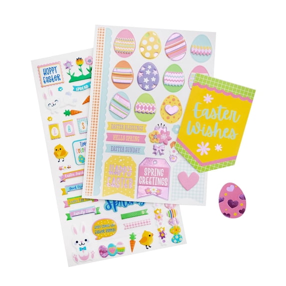 Recollections Easter Stickers, 12 Pack