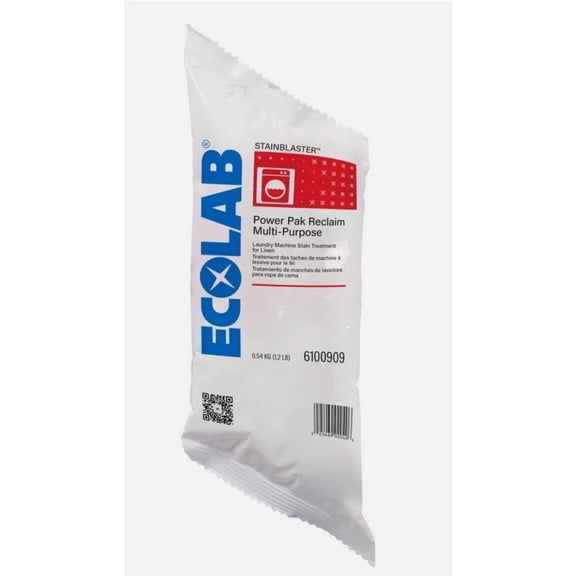 12 Pack Ecolab 6100909 Stainblaster Power Pak Plus Multi-Purpose Stain Remover