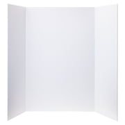 36" x 48" Grid Tri-Fold Foam Display Board, 12 Pack