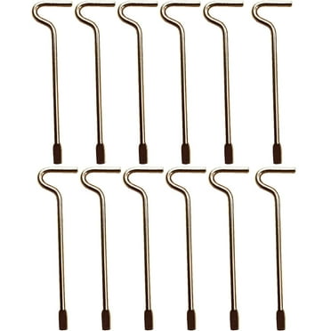 12 Pack Emergency Keys for Interior Door Locksets Key Pin for Schlag Interior Privacy Door Lock Compatible for Bedroom Bathroom (Flat pin)