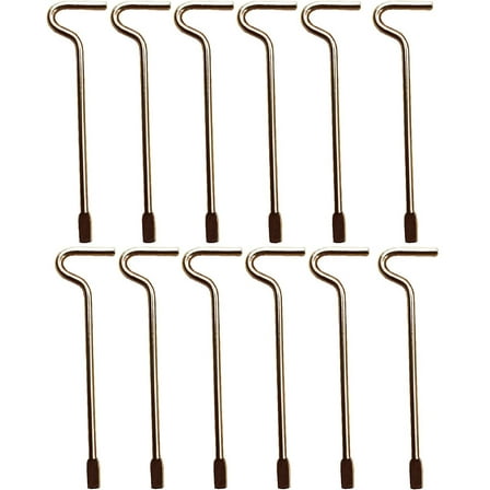 12 Pack Emergency Keys for Interior Door Locksets Key Pin for Schlag Interior Privacy Door Lock Compatible for Bedroom Bathroom (Flat pin)