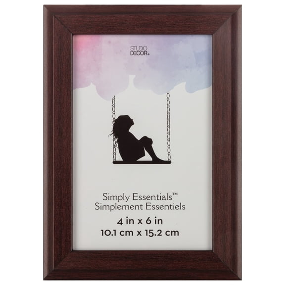 Studio Decor Espresso 4" x 6" Frame, Simply Essentials, 12 Pack