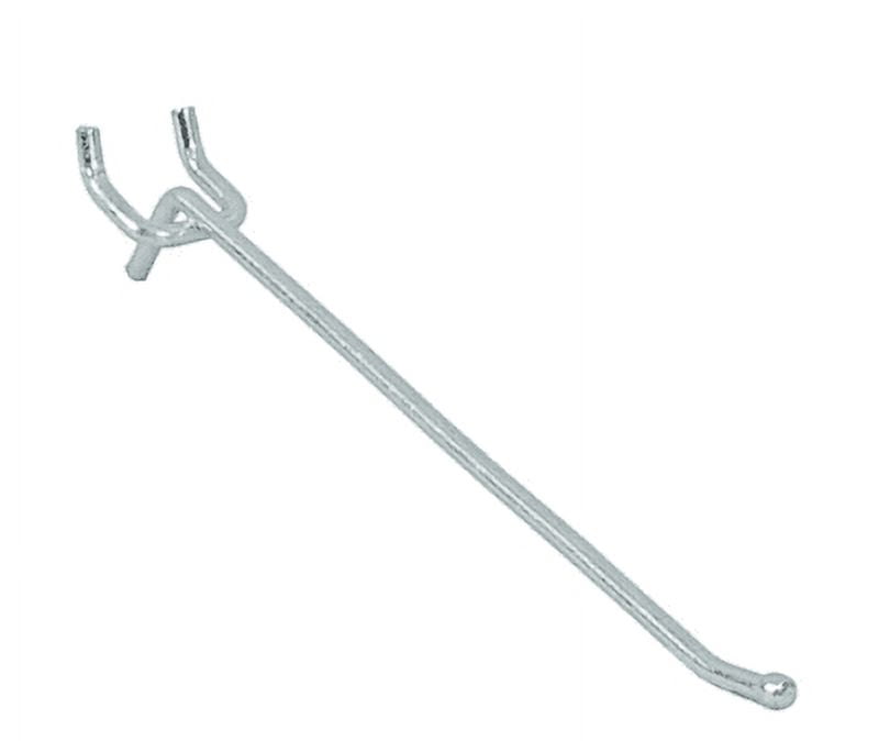 12 Pack Everbilt 8 in x 1/4 in Zinc Plated Steel Straight Peg Hooks Pegboards 14430
