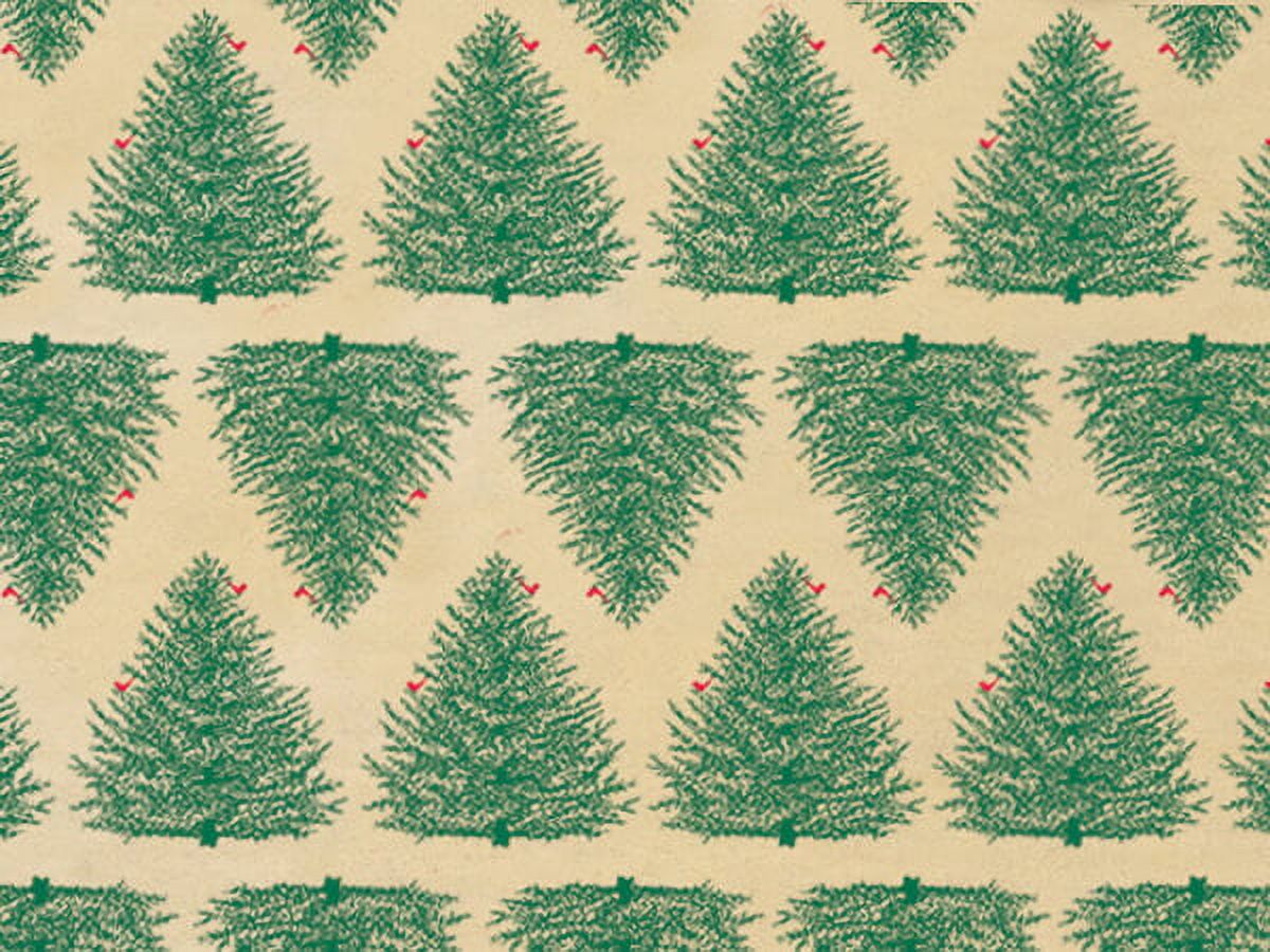 12 Pack, Evergreen Kraft Tissue Paper 20 x 30", Soft Fold Sheets for Holiday Gift Wrapping, Made In USA