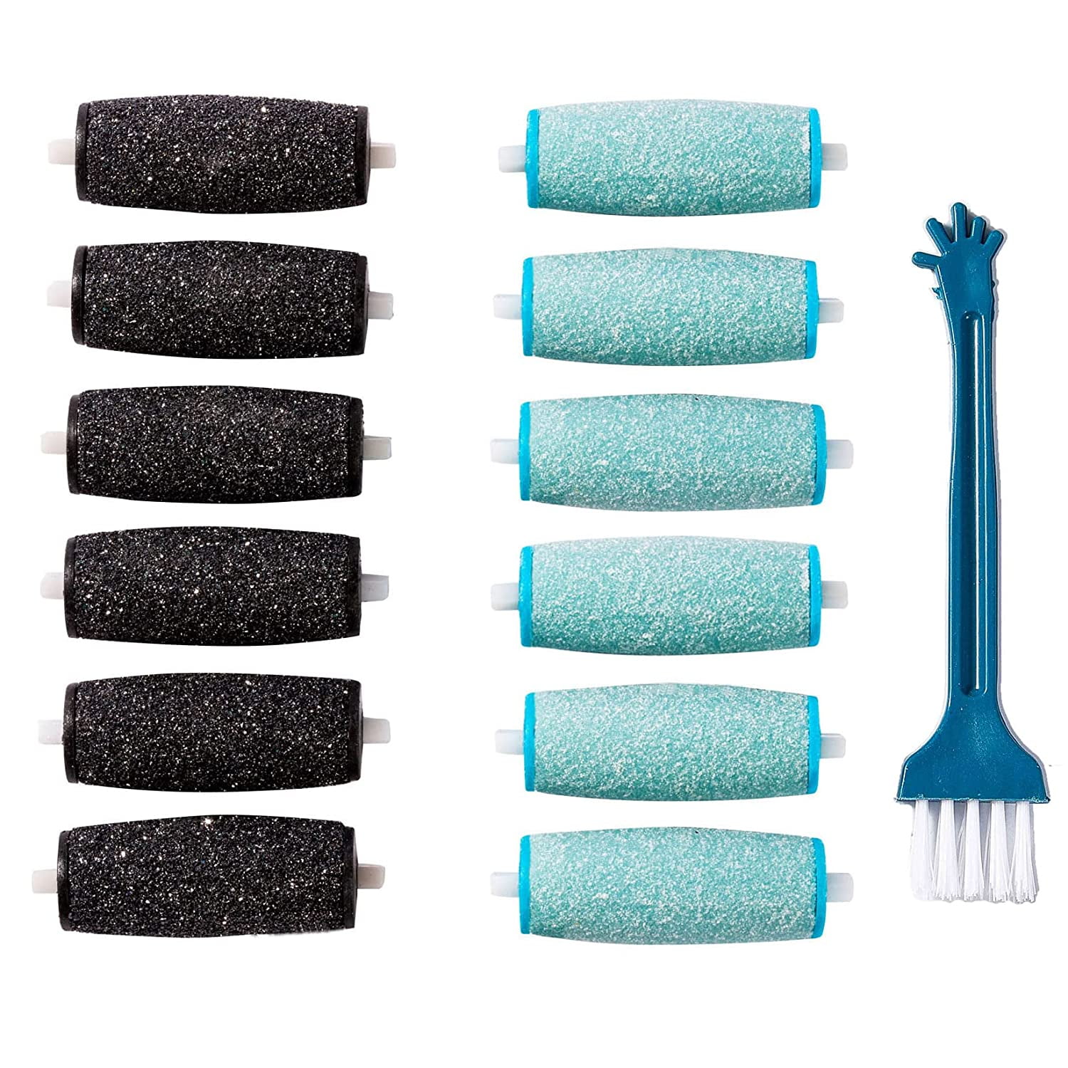 12 Pack Extra Coarse Replacement Rollers for Amope Pedi, Askfv 6 Extra