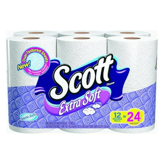 12-Pack Extra Soft Toilet Tissue
