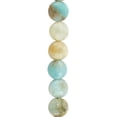 thumbnail image 1 of Bead Landing Faceted Amazonite Coin Beads, 8mm, 12 Pack, 1 of 3