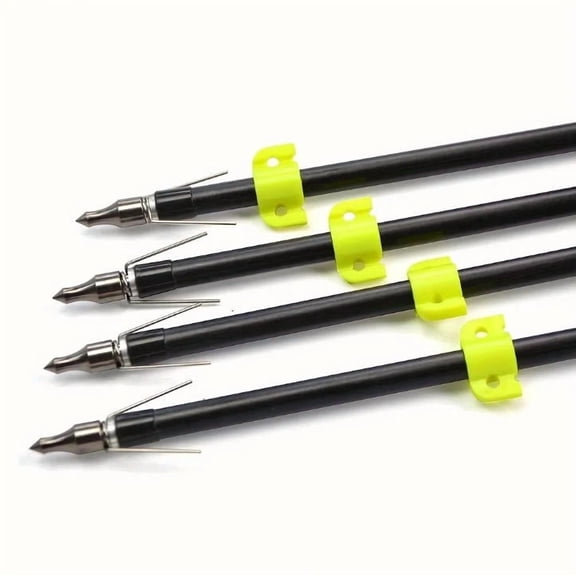 12-Pack Fiberglass Fishing Arrows for Outdoor Fishing and Hunting