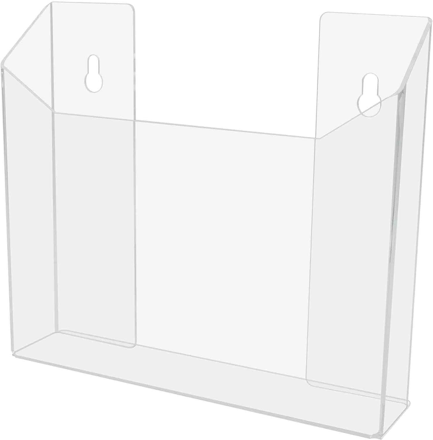 12 Pack File Holder 13.75 Inch Wide Wall Mount Caddy For Extra Large