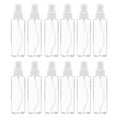 12 Pack Fine Mist Clear Bottles 120 Ml (4 Oz) with Pump Cap, Reusable