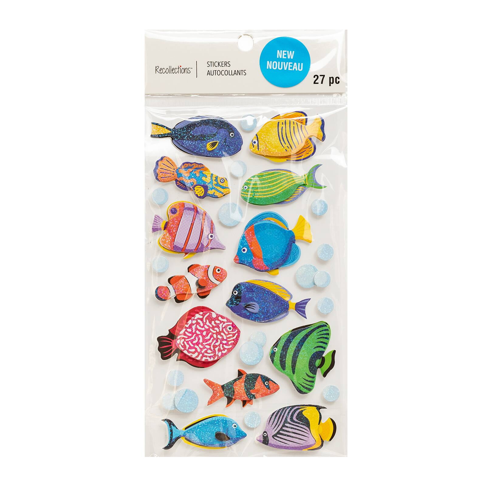 12 Pack: Fish Stickers by Recollections™ 