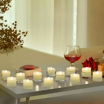 12 Pack Flameless LED Candles with Timer Remote - Realistic Flickering Battery Tea Lights for Christmas, Halloween, Wedding Centerpieces