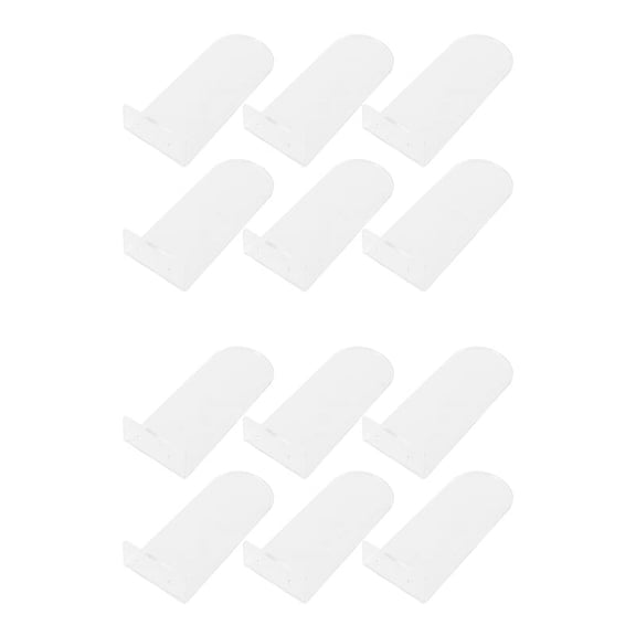 12 Pack Floating Shoe Shelves,Transparent Acrylic Wall Mounted Shoe Display Shelves,for Display Collectible Shoe&Sneaker