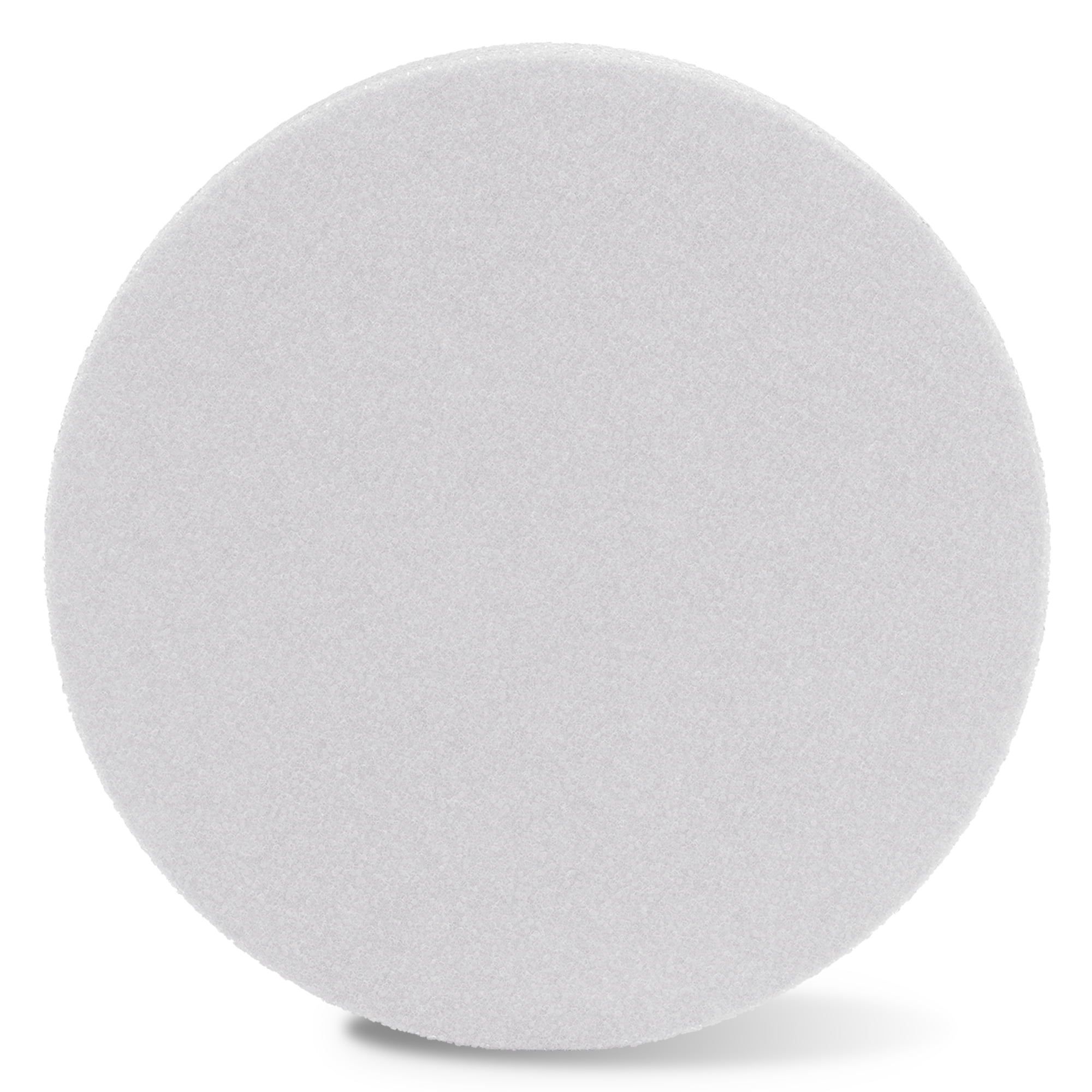 FloraCraft CraftFōM Round Cake Form White, 4" x 9.9", 12 Pack