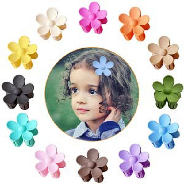 MYYNTI 20pcs Flowers Mini Hair Claw Clips for Baby and Girl Cute