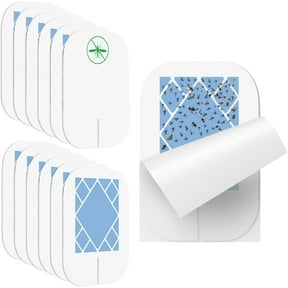 12 Pack Flying Insect Trap Refill Compatible with VEYOFLY Fly Trap VF01, Glue Board Bug Catcher, Replacement Sticky Glue Cards for Insect Bug Mosquito Gnat Fruit Fly Traps Indoors (Classic)
