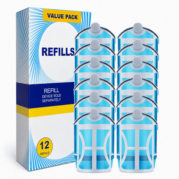12 Pack Flying Insect Trap Refill Kit, Compatible with Flying Insect Trap, Traps Fruit Flies, Gnats and Other Flying Insects