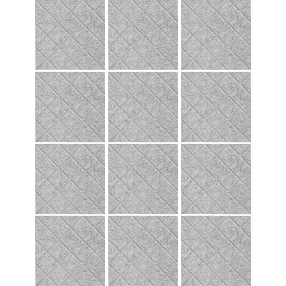 12 Pack Foam Panels Polyester Soundproof Wall Panels Wall Tiles Sound Absorbing Panels Suitable for Living Room Studios