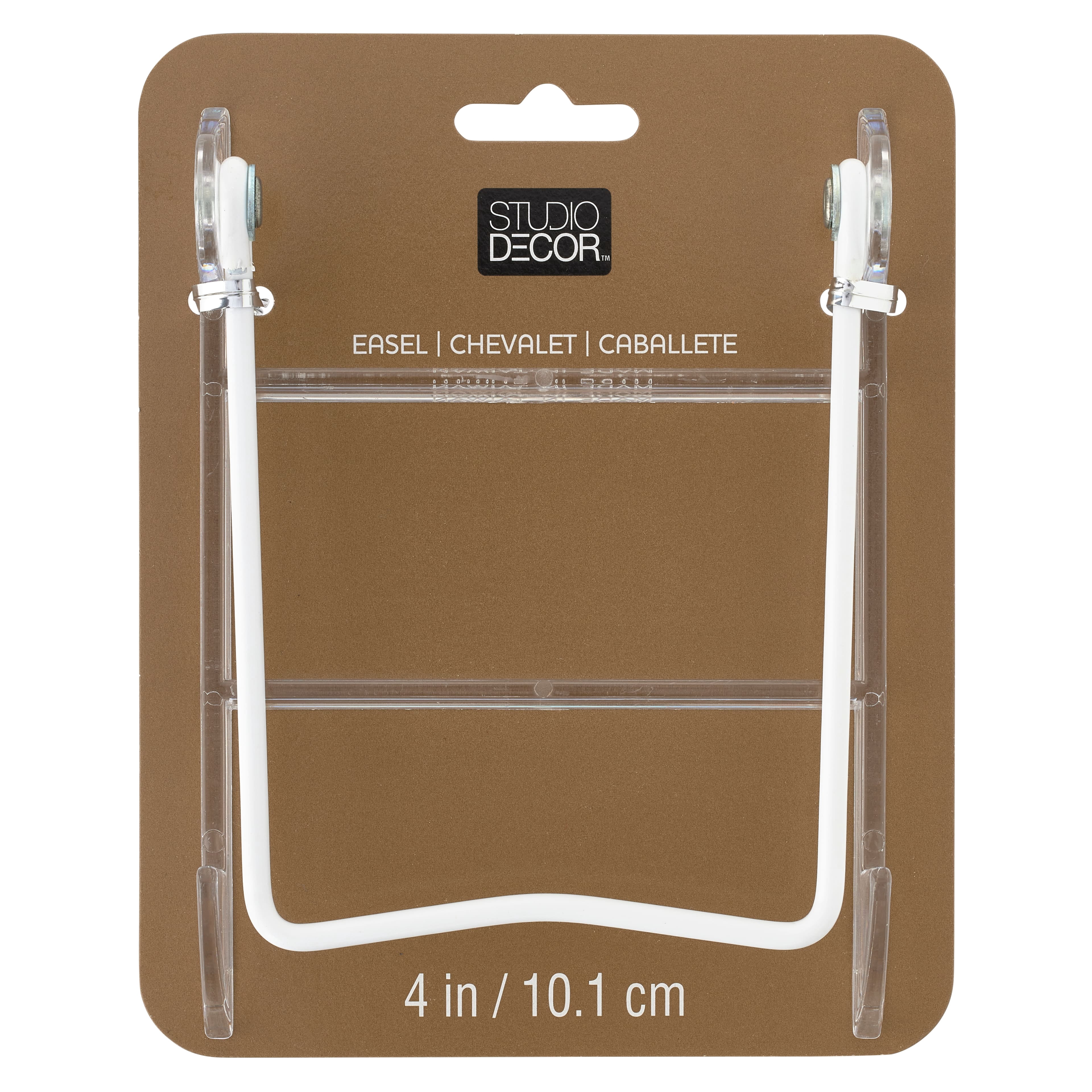 Studio Decor Folding Easel with Clear Base, 12 Pack