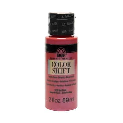 FolkArt Color Shift Gloss Finish Metallic Acrylic Paint, 12 Pack
