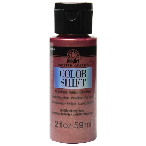 FolkArt Color Shift Gloss Finish Metallic Acrylic Paint, 12 Pack