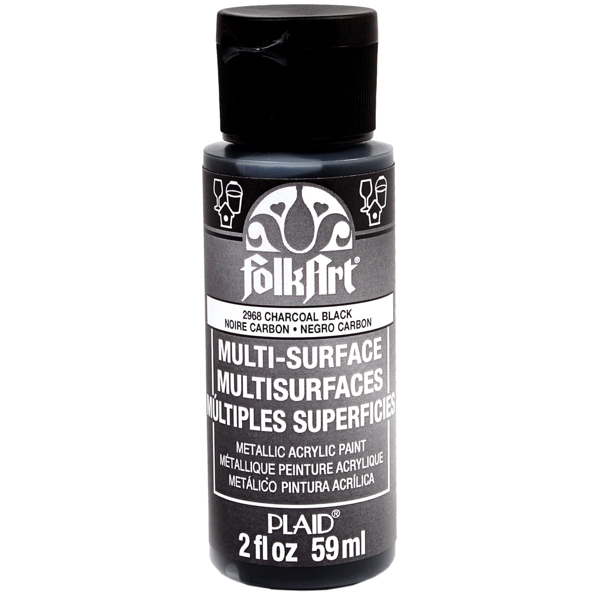 12 Pack FolkArt® MultiSurface Metallic Acrylic Paint