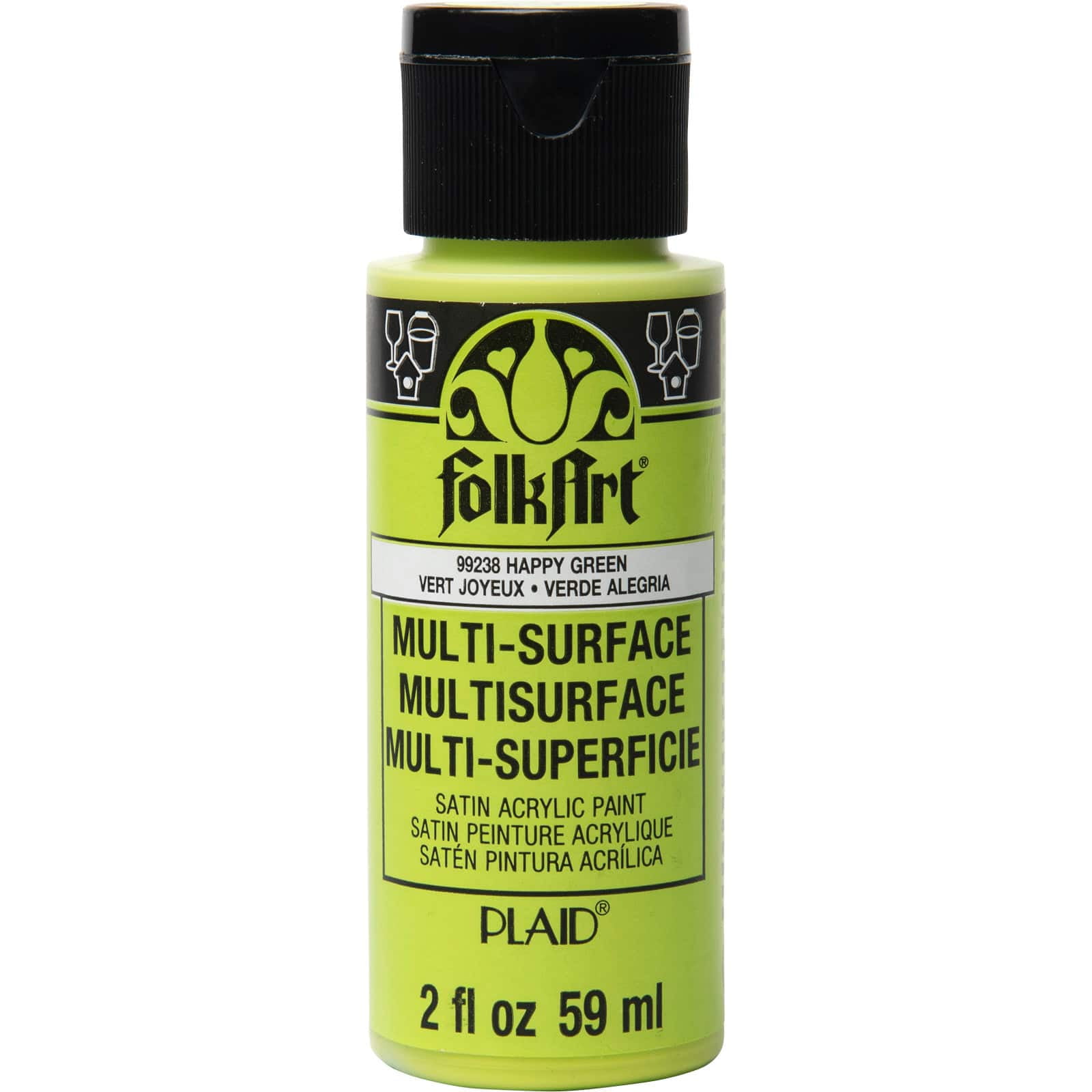 12 Pack FolkArt® MultiSurface Satin Acrylic Paint, 2oz.