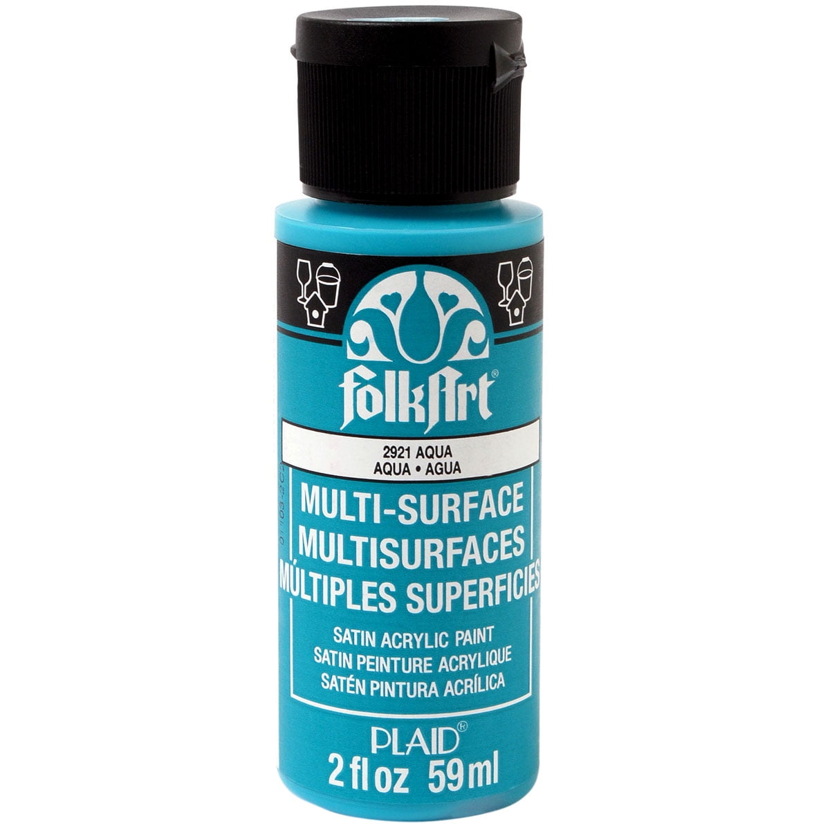 FolkArt Multi-Surface Satin Acrylic Paint, 2oz., 12 Pack