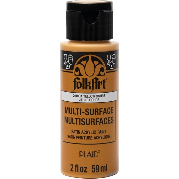 FolkArt Multi-Surface Satin Acrylic Paint, 2oz., 12 Pack