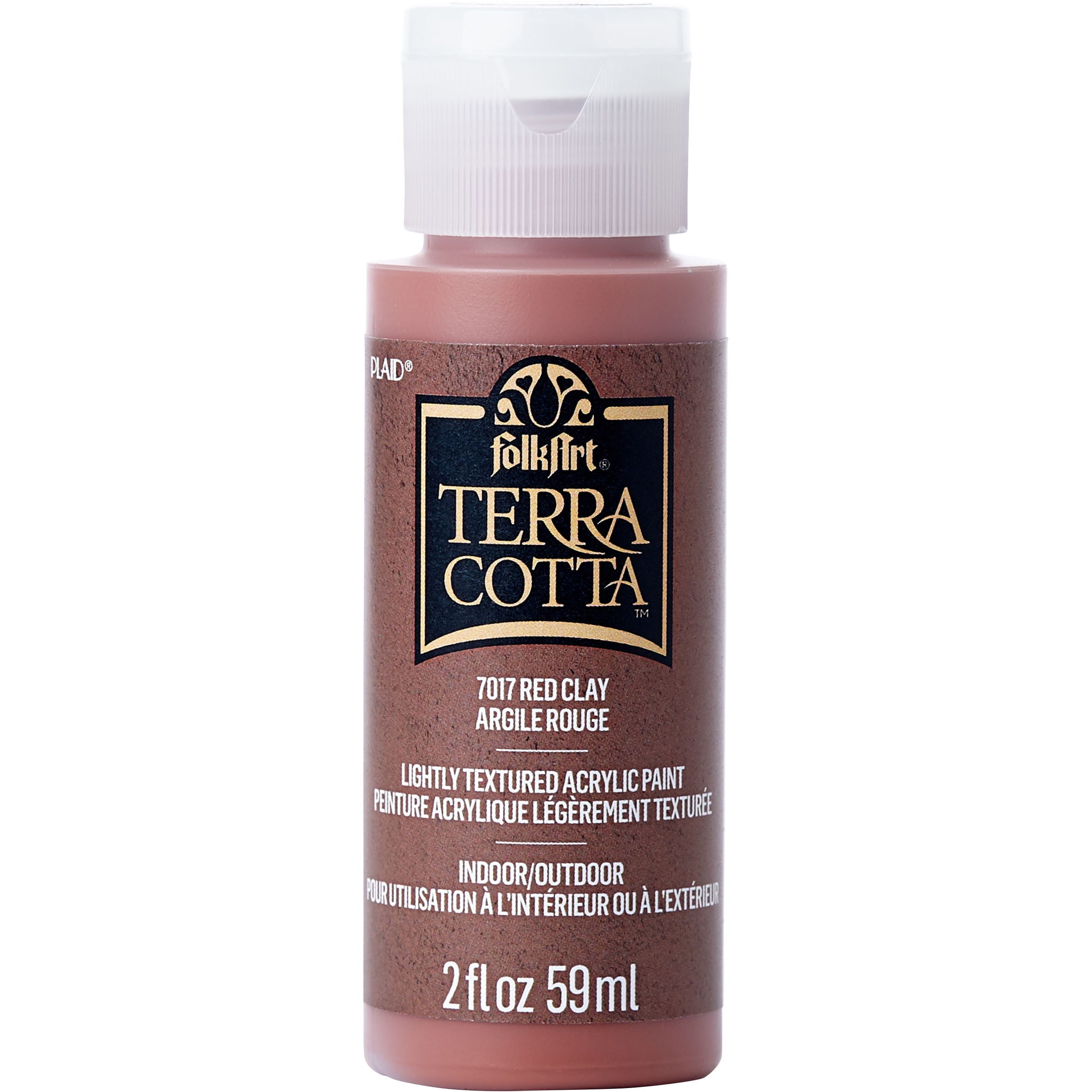 12 Pack: FolkArt® Terra Cotta™ Lightly Textured Acrylic Paint - Walmart.com