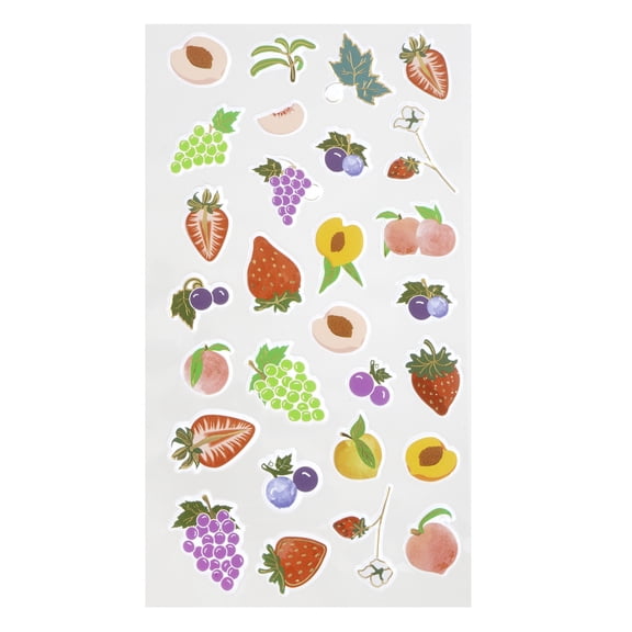 Recollections Fruit Puffy Stickers, 12 Pack