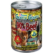 (12 Pack) Gentle Giants Canine Nutrition 90% Beef Grain-Free Wet Dog Food, 13 oz