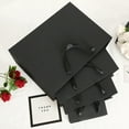 thumbnail image 1 of 12 Pack Gift Bags Bulks, 7X4X9 Inches, Black Paper Gift Bags With Handles 12 Packing Boxes Clearance!, 1 of 4