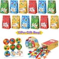 thumbnail image 1 of LANZOELIFE 12 Pack Building Blocks Goodie Candy Treat Bags, Color Bricks Theme Building Block Party Supplies, Great for Gifts,Birthday, Party Favor 8.66x4.72x3.15 inches, 1 of 7