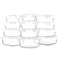 thumbnail image 1 of 12-Pack Glass Meal Prep Containers, Glass Food Storage Containers with Locking Lids - Microwave, Oven and Freezer Friendly, 1 of 5