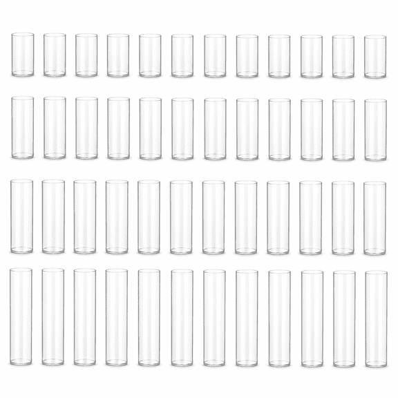 12 Pack Glcylinder Vases 4 6 8 10 Inch Tallr Flower Vase Hurricane Floating Candle Holder For Table Centerpiece Wedding Home Decor.