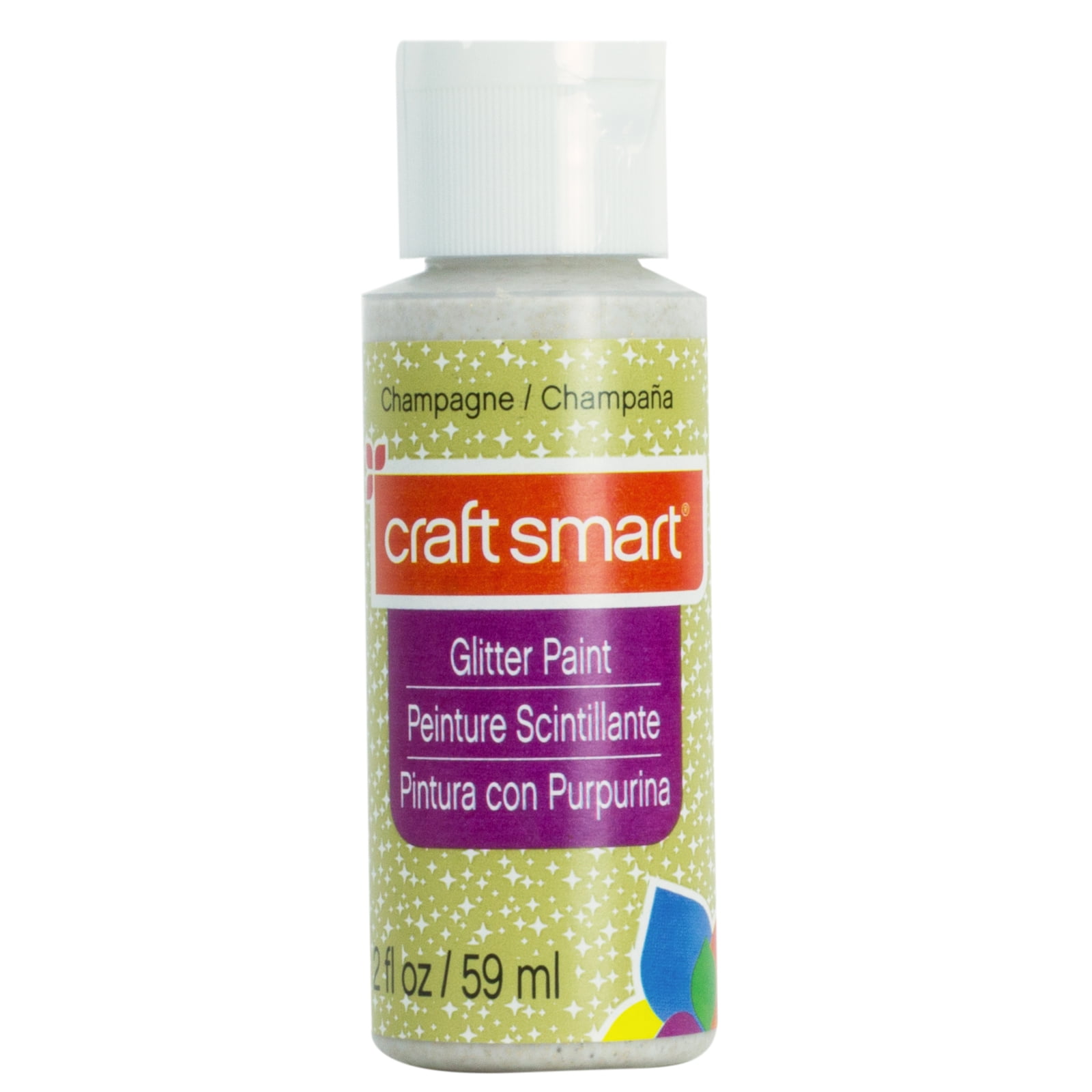 Craft Smart Glitter Paint, 2oz., 12 Pack