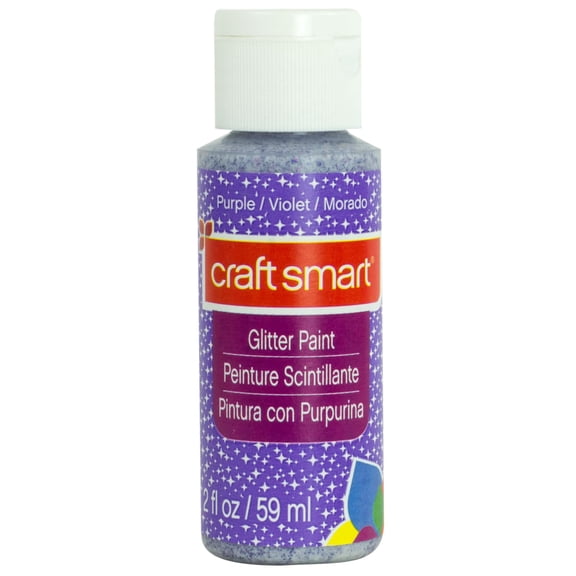 Craft Smart Glitter Paint, 2oz., 12 Pack