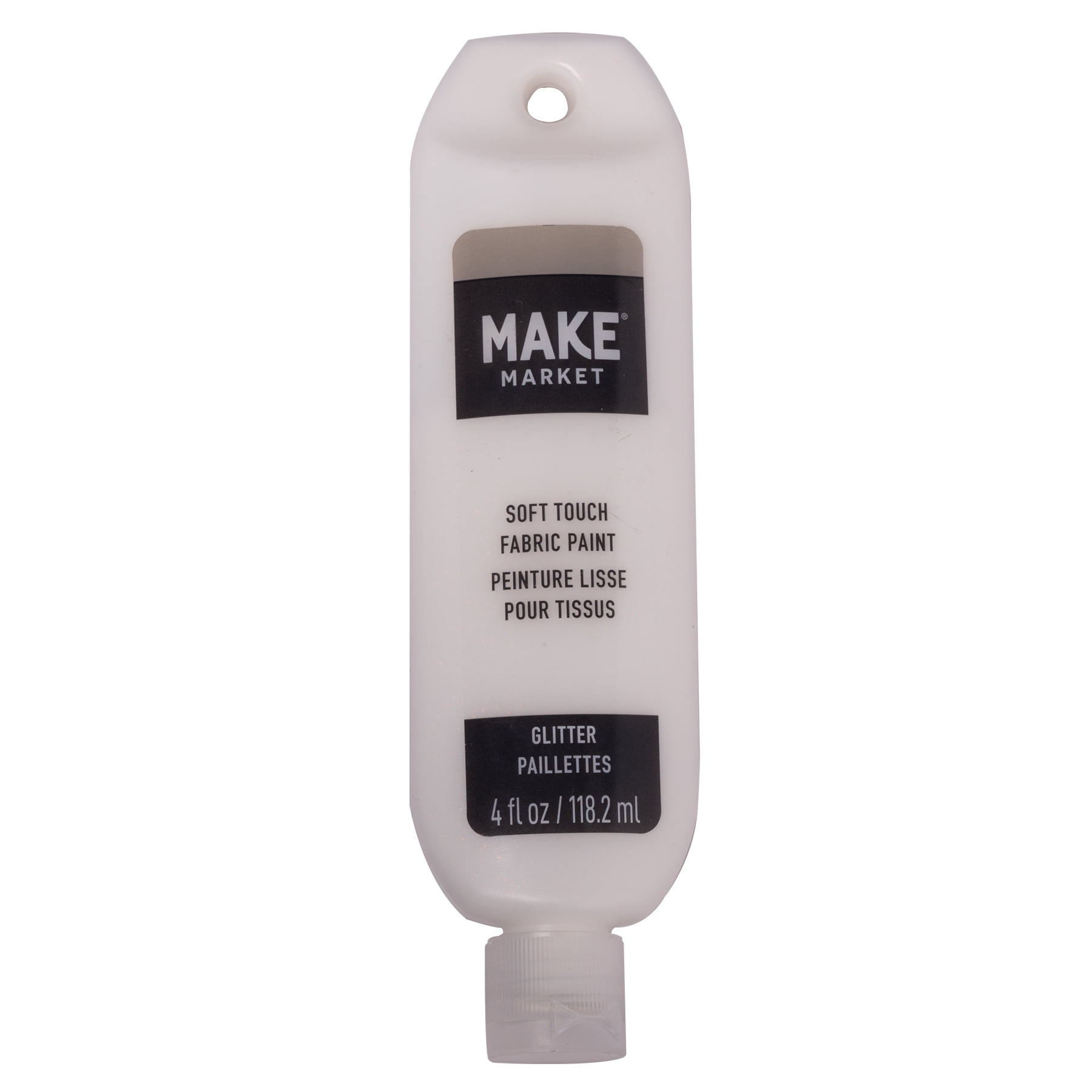 12 Pack: Glitter Soft Touch Fabric Paint by Make Market
