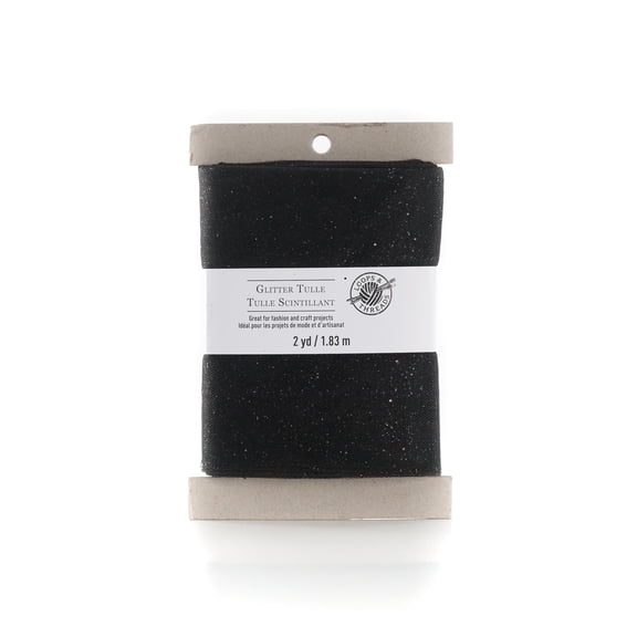 Loops & Threads Glitter Tulle Bundle, 12 Pack