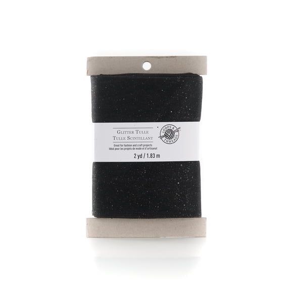 12 Pack: Glitter Tulle Bundle by Loops & Threads